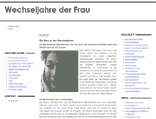 Tablet Screenshot of frauen-wechseljahre.de